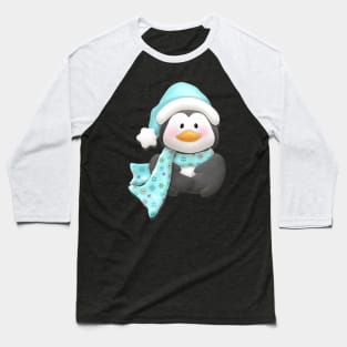 Cute penguin face Baseball T-Shirt